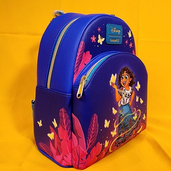 Loungefly Disney Encanto Mirabel Butterflies Soft Tag Mini Backpack NEW main image 8